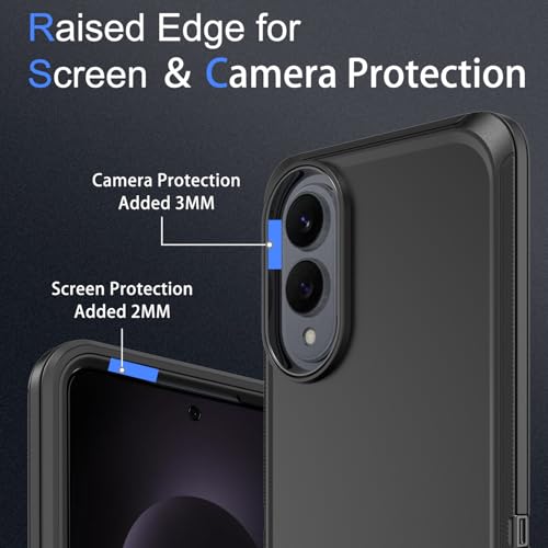 Coque pour Samsung Galaxy S25 Slim protection robuste 3 en 1 antichoc avec film objectif - 3