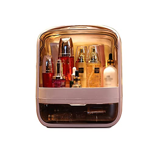 Organisateur Maquillage Couvercle transparent Cosmétic Display Rack Type de tiroir Cosmétique Boîte de rangement de bureau Table de bureau Soins de la peau Coffret de rangement de rouge à lèvres Range