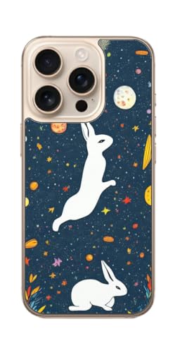 ClearView iPhone 16 Prop vg w ی tB { AI摜SS FƔETMiWhite rabbit in spacej