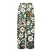 Womens Casual Flowy Palazzo Pant Summer Floral Boho Trousers Cruise Outfits Loose High Waisted Wide Leg Pants