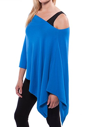 Cashmere Boutique 100% Pure Cashmere off Shoulder Tops for Women – Soft, Lightweight, and Classic Style - One Size Fits All2