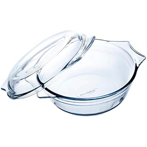 Cocotte Ronde en Verre Pyrex Cover