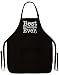 Father's Day Gift for Grandpa Best Grandpa Ever Funny Apron for Kitchen BBQ Barbecue Cooking Baking Crafting Gardening Two Pocket Apron for Grandpa or Dad Black