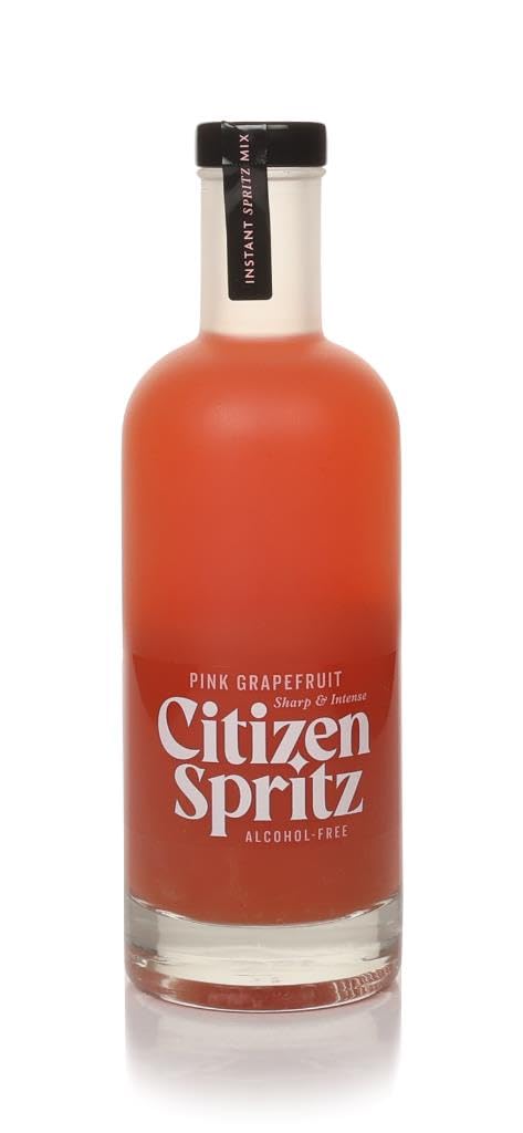Citizen Spritz Pink Grapefruit Non-Alcoholic Spritz (500ml) | Award-Winning Sharp & Intense Pink Grapefruit Switchel | Vibrant Natural Ingredients | Deliciously Long Non-Alcoholic Aperitif