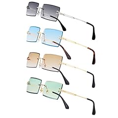 T(4pack) Grey + Brown + Blue + Green