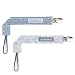 BooginHead Baby Newborn PaciGrip Pacifier Clip, Arrows & Feathers, Blue (Pack of 2)