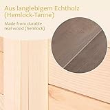 ONVAYA® Kinderspielhaus aus Holz ǀ mit Tür und Fenster ǀ Spielhaus aus Echtholz ǀ für DIY-Streichprojekte ǀ einfacher Aufbau ǀ Gartenhaus für Kinder