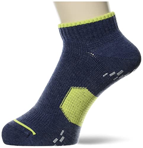 [オカモト] 24時間におわない SUPER SOX(スーパーソックス) スポーツタイプ 靴下 消臭 滑り止め付 491921 メンズ ネイビー（7.5ｃｍ丈）