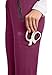 Dickies Dynamix Women Scrubs Pant Natural Rise Tapered Leg Jogger DK185, M, Wine