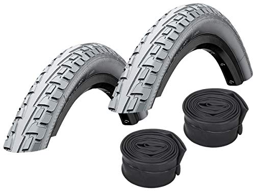 Set: 2 x Continental Fahrrad Reifen Ride Tour grau 47-622 / 28x1.75 + Conti...