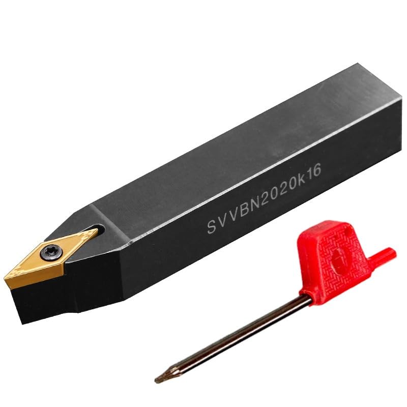 1pc SVVBN1212H11 SVVBN1616H16 SVVBN2020K11 SVVBN2020K16 CNC Lathe External Turning Tool Holder Cutter Tool for VBMT VBGT Insert(SVVBN1010H11)