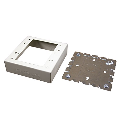 Flash Sale Buy 1 get 1 Legrand - Wiremold B-32 2 Gang Metal Switch Box, Ivory