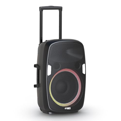 Altec Lansing SoundRover Wireless Trolley Bluetooth Speaker with Microphone,...