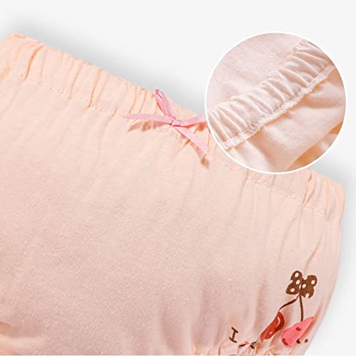 4-Pack Girls' Soft Cotton Underwear Brief Breathable Toddler Panties Kids Toddler Training Underwear Girls3