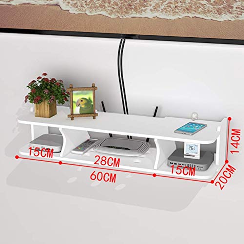 Schwimmende Regale Wand-TV-Schrank/WiFi-Router-Rack/Speicher-Rack CD/DVD-Player/Projekt