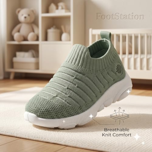 Image of Infant Shoes for Baby Boys & Girls | Musical Sound Walking Shoes | First Walker Shoes for Toddlers | Lightweight Breathable Knit Sneakers | Soft Sole Comfortable Slip On Shoes for Newborns, Babies & Kids