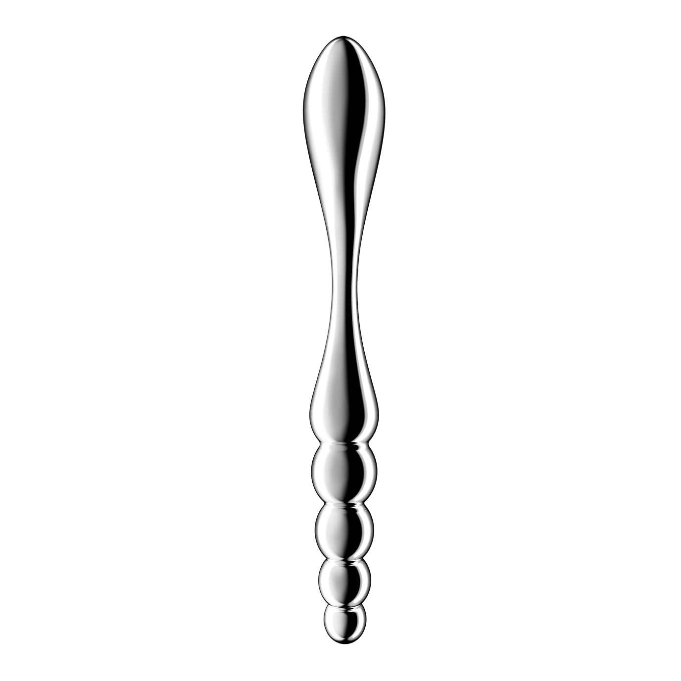 Satisfyer Star Force 1, dildo | sex toy unisex per adulti in acciaio inossidabile | con struttura a sfere | sex toy per giochi con le temperature | dildo in metallo per punto G
