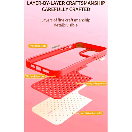 Image of amazon basics Basic Case for Apple iPhone 15 Pro (Silicone Red)