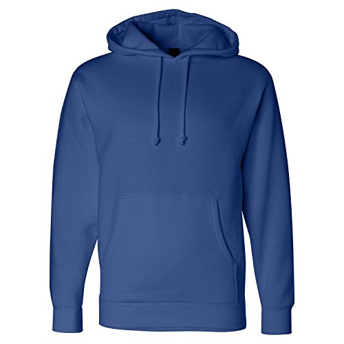 Independent Trading Co. mens Hooded Pullover Sweatshirt (IND4000) Royal L