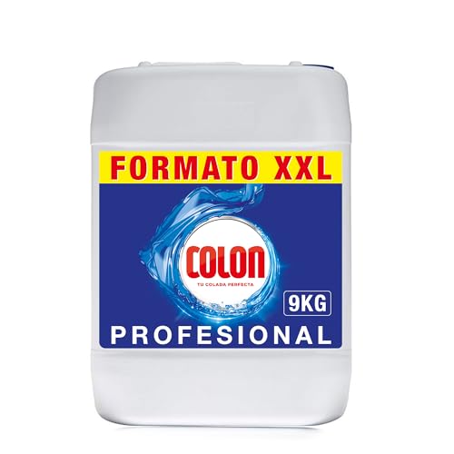 Colon - Detergente para lavadora profesional, adecuado para ropa blanca y de color, formato gel - 9 kg, 134 Dosis