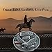 LKKLUYIC American Pride Eagle Belt Buckle, Patriotic Flag Design, Western Style, Silver