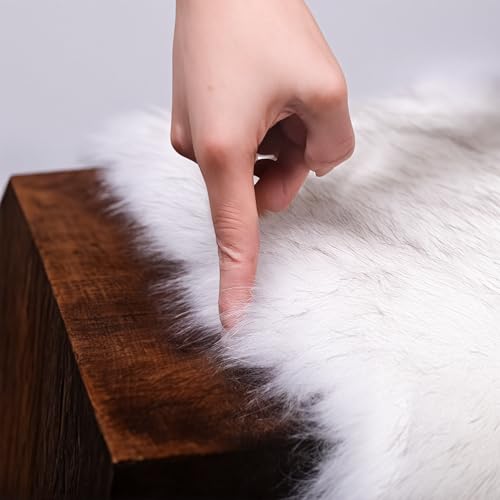 Luxury High-Density Faux Fur Shawl – No Shedding, Fluffy Bridal Wrap with Satin Lining, Warm for Weddings3