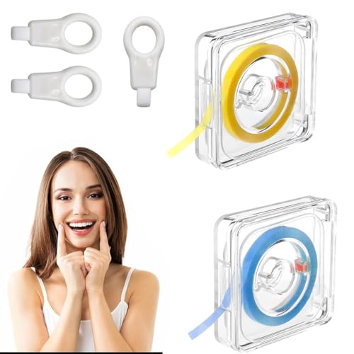 COYUN Zahnschleifpapier,2 Rollen Zahn Schleifpapier,Schleifpapier und Polierstreifen für Zahnzwischenräume, mit 3 Zahnradierer,Schleifpapier für Zähne, zum Glätten (20 μm, 30 μm)