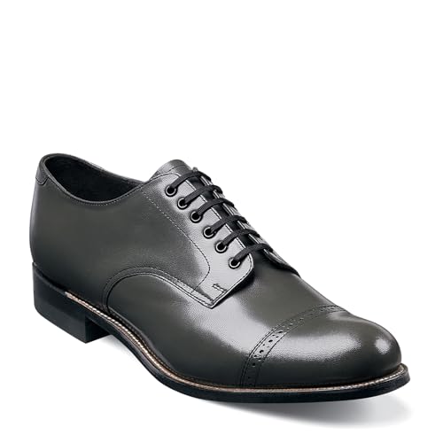 Stacy Adams Men's Madison Cap Toe Oxford,Steel Gray,11 EE