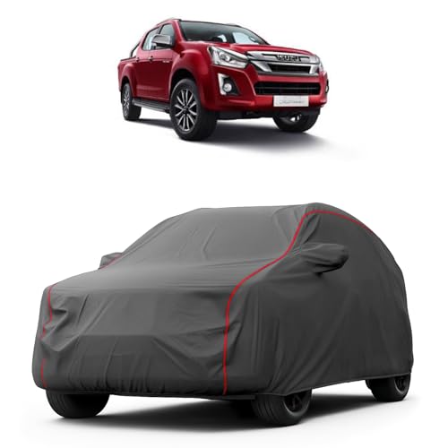 Image of Heavy-Duty Car Cover for Compatible with Isuzu D max (2016 to 2025 All Models) Deluxe Car Protection Cover - Waterproof & UV-Resistant All-Season Exterior Protection
