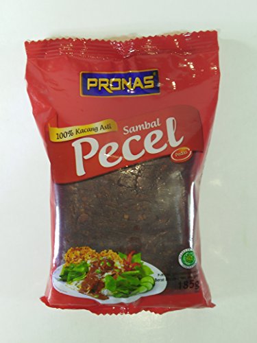 Pronas Bumbu Pecel Pedas (Hot Peanut Sauce) , 185 Gram