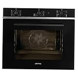 Smeg SF64M3TB - Forno elettrico, 70 litri, classe A, nero, ventilato
