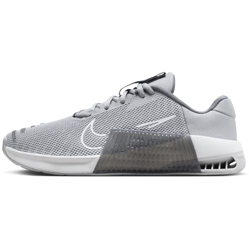 NIKE Metcon 9 EasyOn DZ2617-002 Tênis de treino masculino, Cinza-claro fumê branco/fóton branco-pó b
