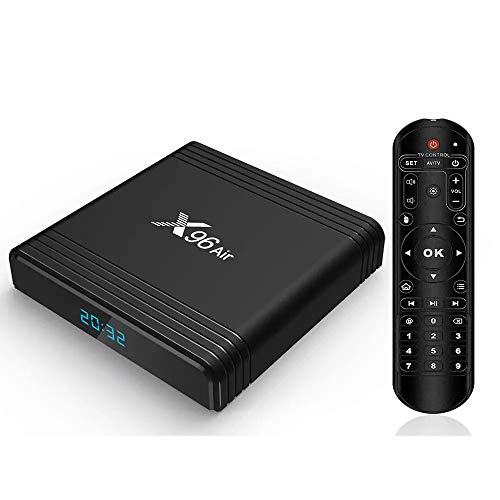 Android TV Box 9.0 X96 AIR S905X3 2GB 16GB Reproductor multimedia Dual-WiFi 2.4Ghz/5Ghz 3D 8K USB 3.0 H.265 Smart Media Player