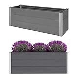 Er bietet Platz für jede Menge Grünpflanzen und Blumen und bringt dank ausgefeiltem modernem Design einen Hauch Eleganz in Ihren Außenbereich