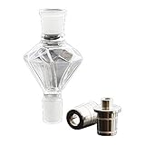 Material: Glas AMY Deluxe Molassefänger - Glas & Edelstahl für Shisha