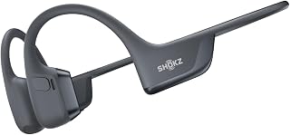 Shokz OpenRun Pro 2 Fone Esportivo de Condução Óssea para Corrida, Preto | Bluetooth 5.3 | IP55 Resistente à água | Bateria 12h para Corrida Ciclismo