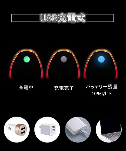 Gkeni 自転車 テールライト led リアライト 5点灯モード 180