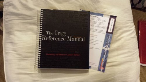 Compare Textbook Prices for Gregg Reference Manual University of Phoenix 10th Custom Edition 10th Custom Edition Edition ISBN 9780073137698 by Gregg,William A. Sabin