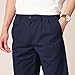 Amazon Essentials Men's Classic-Fit Wrinkle-Resistant Pleated Chino Pant (Available in Big & Tall), Navy, 46W x 30L