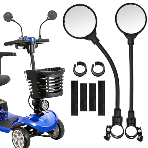 2PCS Mobility Scooter Rear View Mirrors