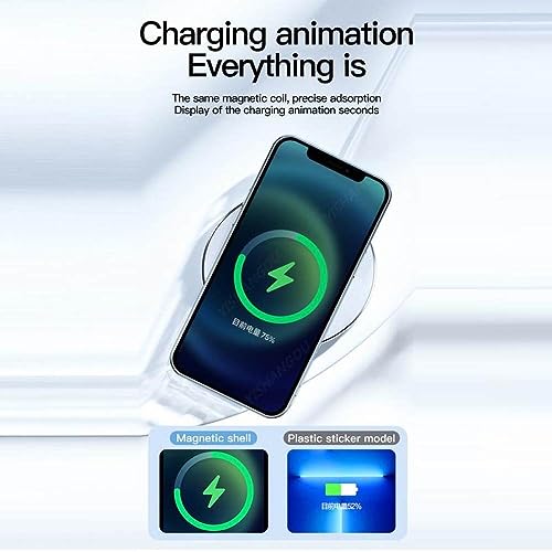 Coque antichoc iPhone 14 transparente magnétique en TPU souple renforcé et dos transparent