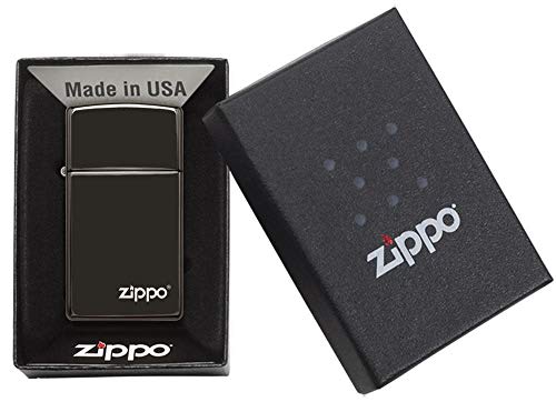 Encendedor Zippo Slim Ebony Pocket miniatura 5