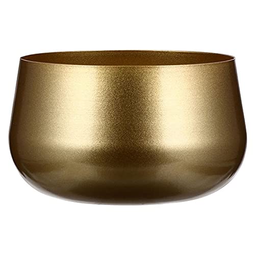 Pots De Plantes en Fer Forgé Doré Bac De Rangement Planteur Robuste Exquis Porte-conteneur Délicat pour Jardin, Maison, Bureau, Etc.