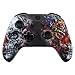 Produktbild eXtremeRate Gehäuse für Xbox One X/S Controller, DIY-Ersatz Front Hülle Case Zubehör Faceplate für Xbox One S/X Controller Modell 1708-Tiger&Totenkopf