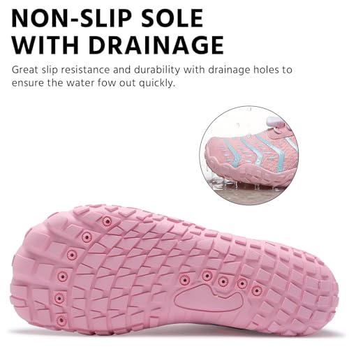 Image of EWUHA Barefoot Shoes Womens Mens Footwear for Walking Hiking with Wide Toe Box,Healthy & Non-Slip,Breathable Barefoot Vitality Water Shoes for Beach Pool Swim Outdoor (Unisex)