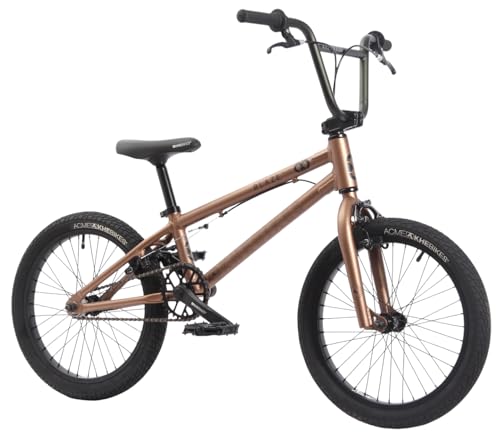 KHE Blaze 18 pollici BMX Bike – 9,3 kg leggero telaio in alluminio Affix rotor, freni a U anteriori e posteriori, per...