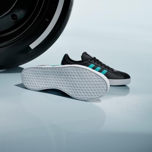 adidas Unisex Mercedes - Amg Petronas Formula One Team Vl Court Shoes, Core Black/Semi Mint Rush/FTWR White, 40 2/3 EU – Ansicht 2