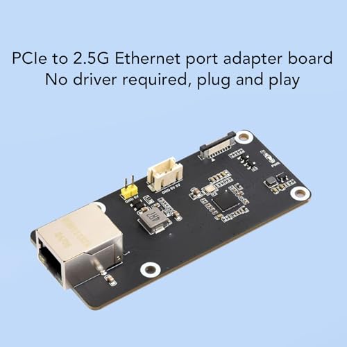 Fabater PCIe a Adaptador Ethernet 2.5G, Controlador RTL8125, Puerto LAN RJ45 2.5 Gigabit, Plug and Play para Proyectos de Redes y NAS miniatura 2