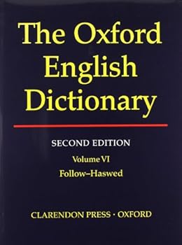 Hardcover Oxford English Dictionary Edition Volume 6 Book