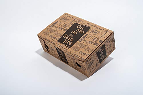 Box Fritto Large, Contenitore Alimentare per fritti 27cmx17cm 140 Pezzi CF Carta (27x17 h7)